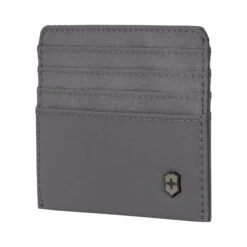 Victorinox Travel Essentials Black Slim RFID-Blocking 8-Slot Card Holder -Luggage Pros Store Victorinox Travel Essentials Card Holder 6