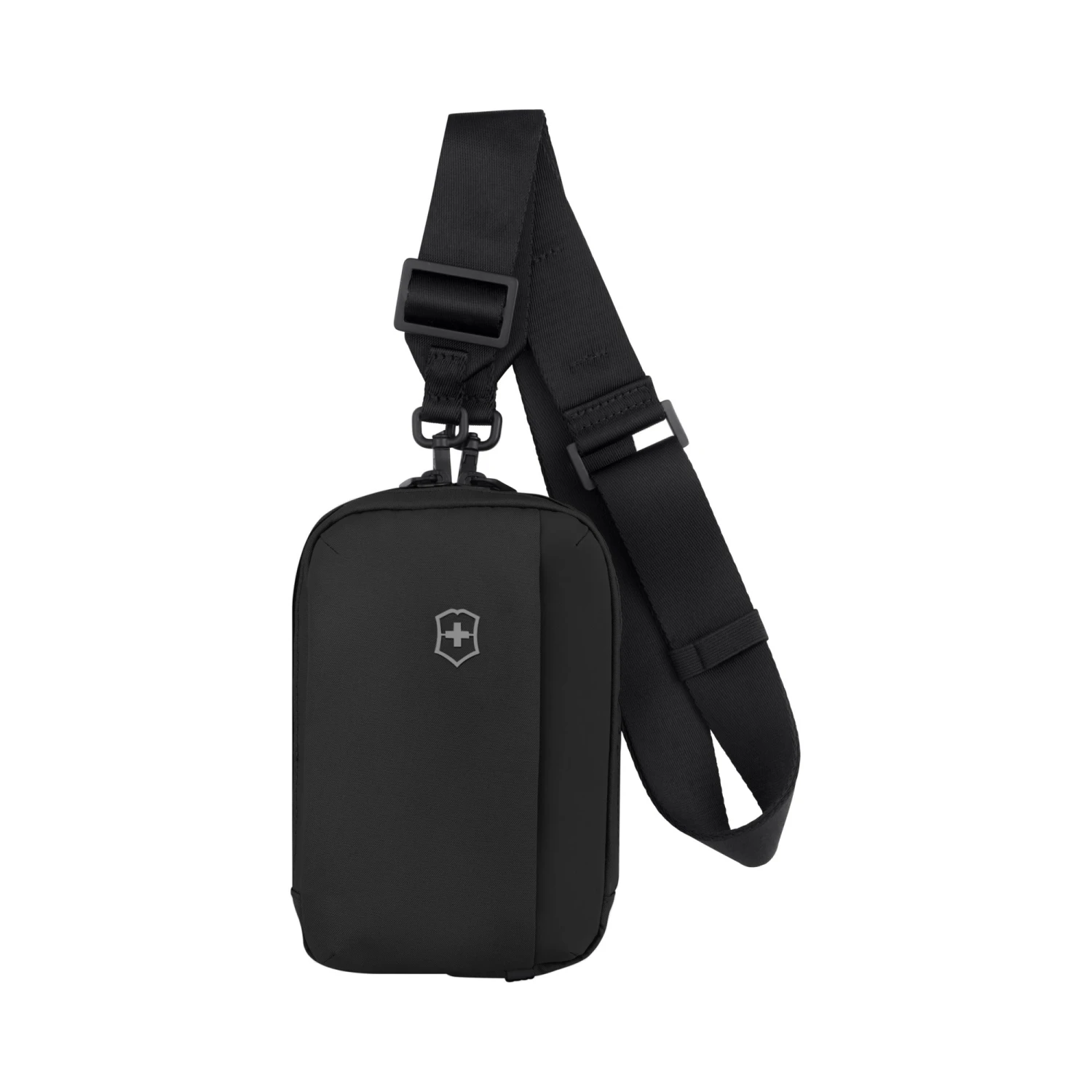 Victorinox Black Travel Essentials City Pouch – RFID Protected Modular Crossbody Bag 3 Victorinox Black Travel Essentials City Pouch – RFID Protected Modular Crossbody Bag