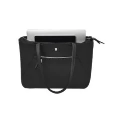 Victorinox Victoria Signature Black Nylon Tote - 16" Laptop Bag with Removable Wristlet Pouch -Luggage Pros Store Victorinox Victoria Signature Tote 18