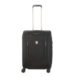 Victorinox Werks Traveler 6.0 Medium Softside Checked Luggage – 25-inch 8-Wheel Spinner Upright -Luggage Pros Store Victorinox Werks Traveler 6 0 Medium Upright 12