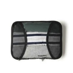 Baggallini Medium Compression Packing Cube – Lightweight Water-Resistant Modular Travel Organizer -Luggage Pros Store baggallini travel medium compression packing cube 13