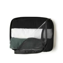 Baggallini Medium Compression Packing Cube – Lightweight Water-Resistant Modular Travel Organizer -Luggage Pros Store baggallini travel medium compression packing cube 5