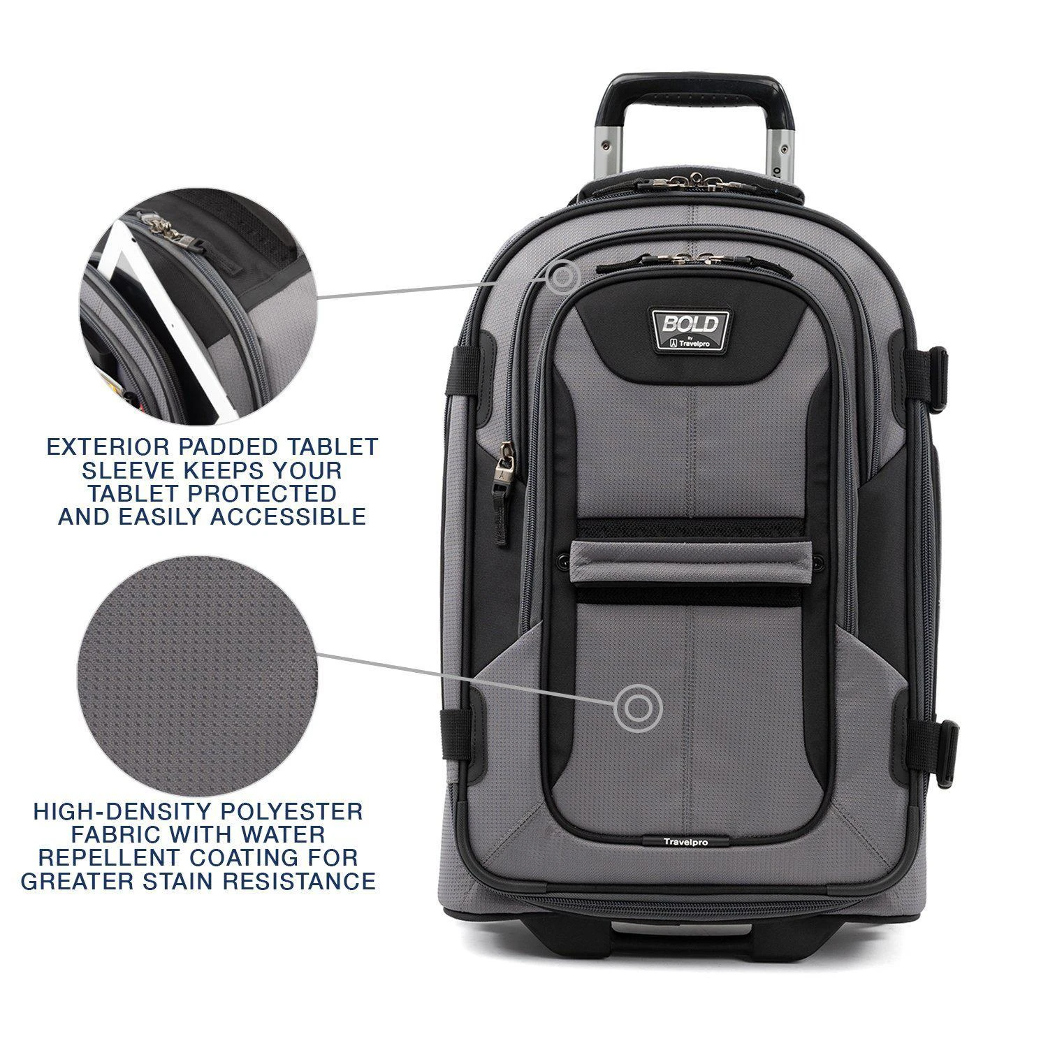 Bold By Travelpro 22" Expandable Rollaboard 12 Bold By Travelpro 22" Expandable Rollaboard - Image 10