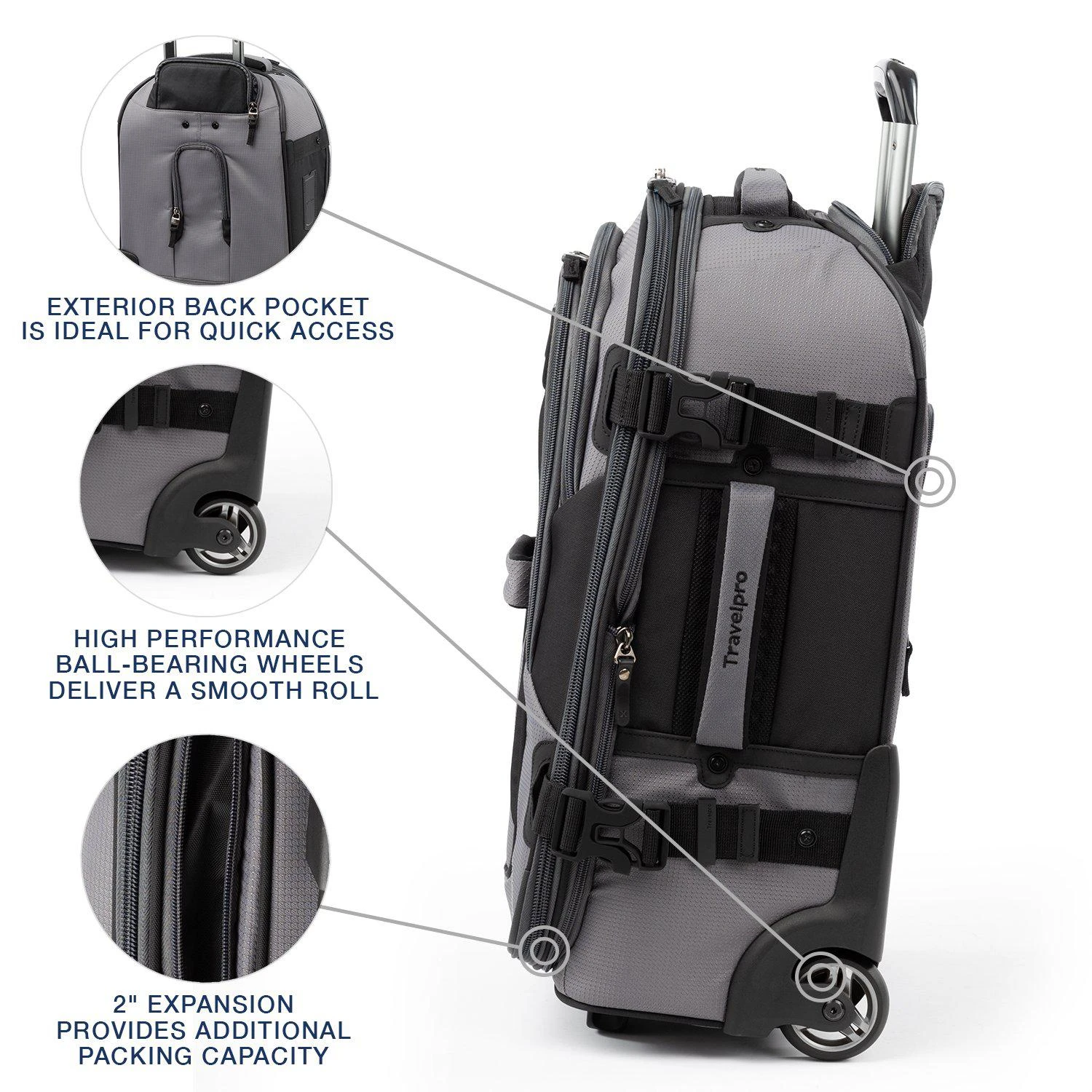 Bold By Travelpro 22" Expandable Rollaboard 13 Bold By Travelpro 22" Expandable Rollaboard - Image 11