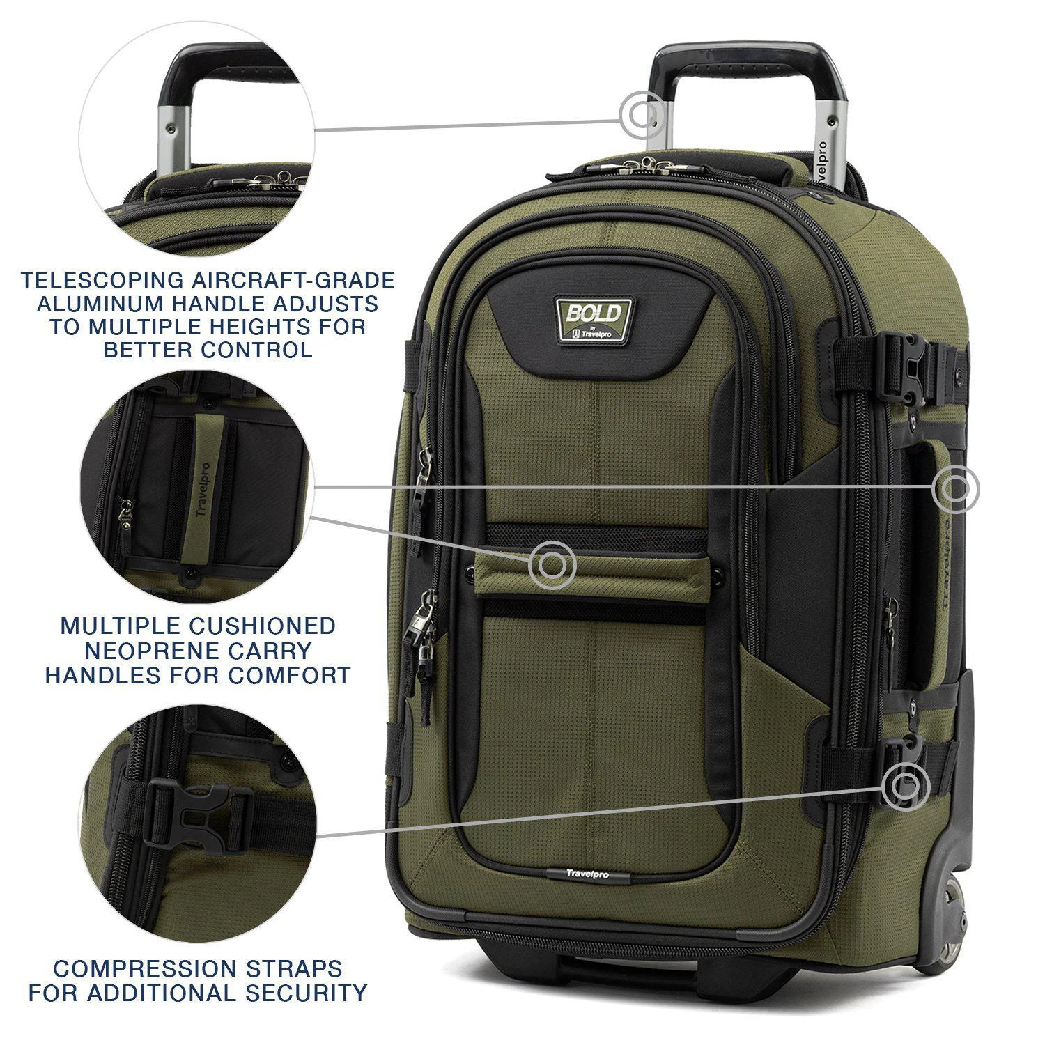 Bold By Travelpro 22" Expandable Rollaboard 16 Bold By Travelpro 22" Expandable Rollaboard - Image 14