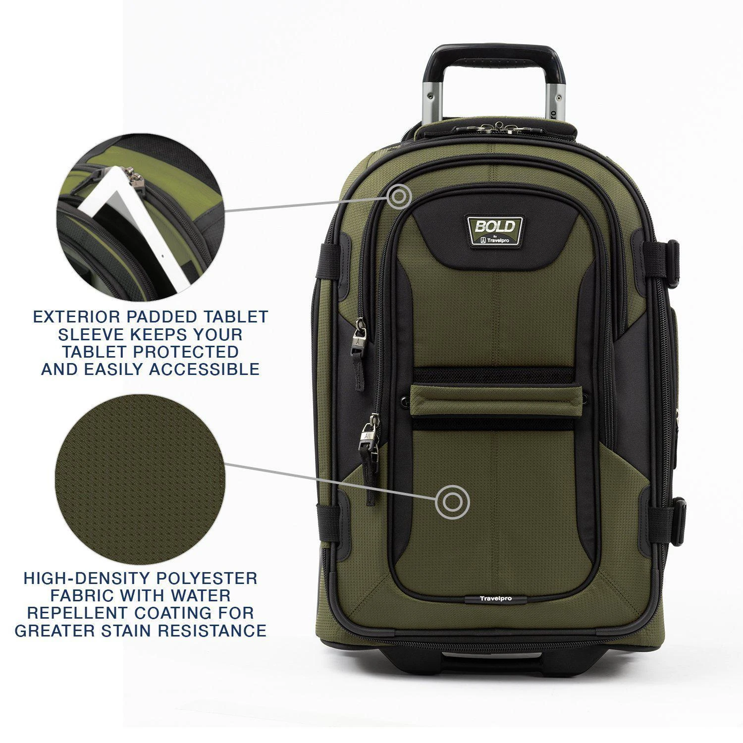 Bold By Travelpro 22" Expandable Rollaboard 17 Bold By Travelpro 22" Expandable Rollaboard - Image 15