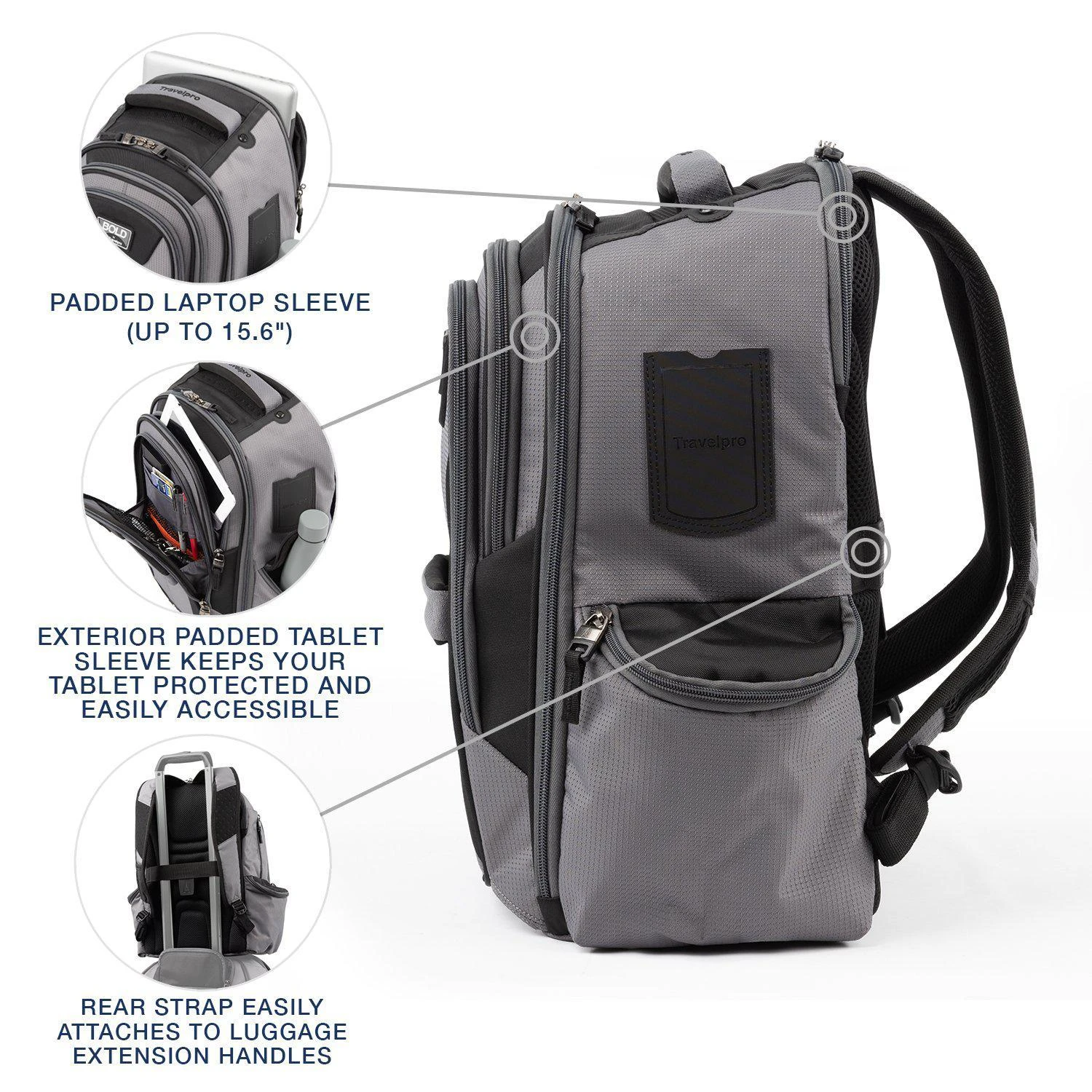 Bold By Travelpro Computer Backpack 7 Bold By Travelpro Computer Backpack - Image 5