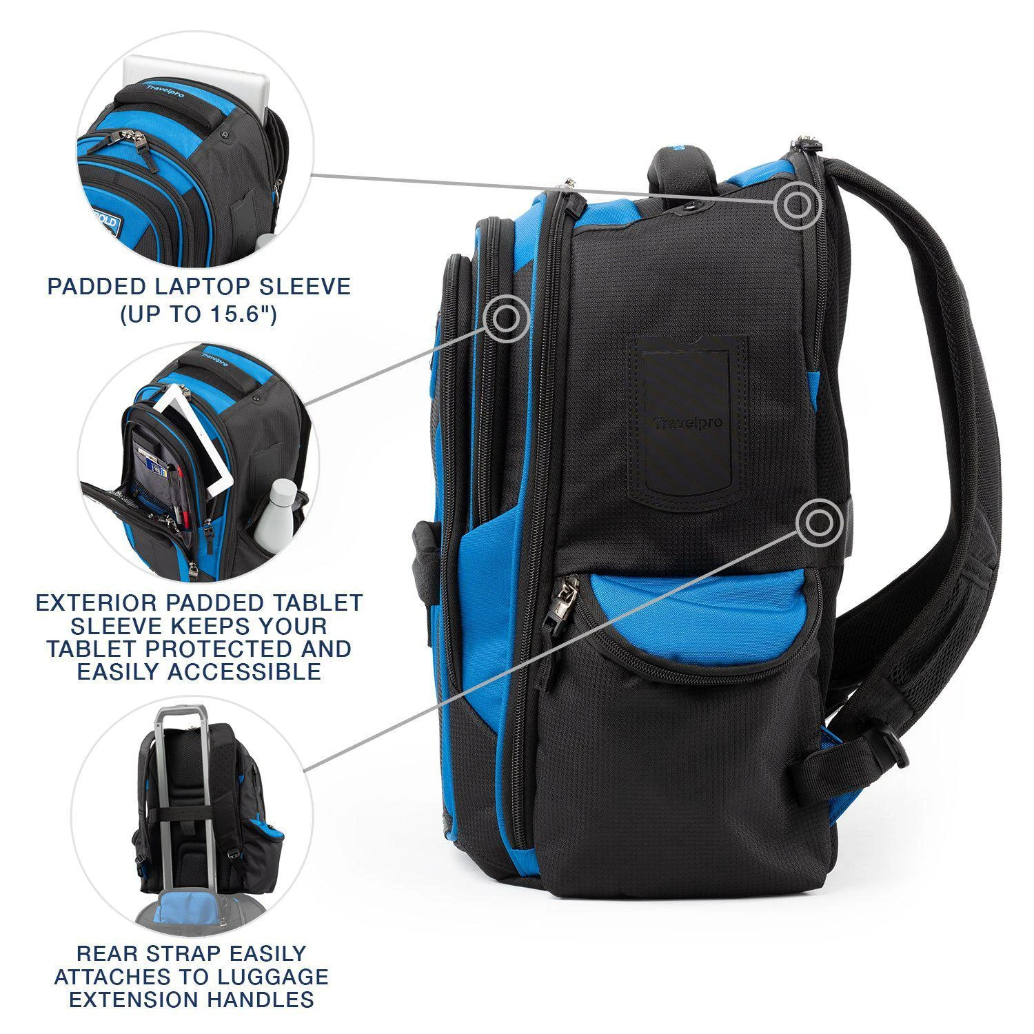 Bold By Travelpro Computer Backpack 11 Bold By Travelpro Computer Backpack - Image 9