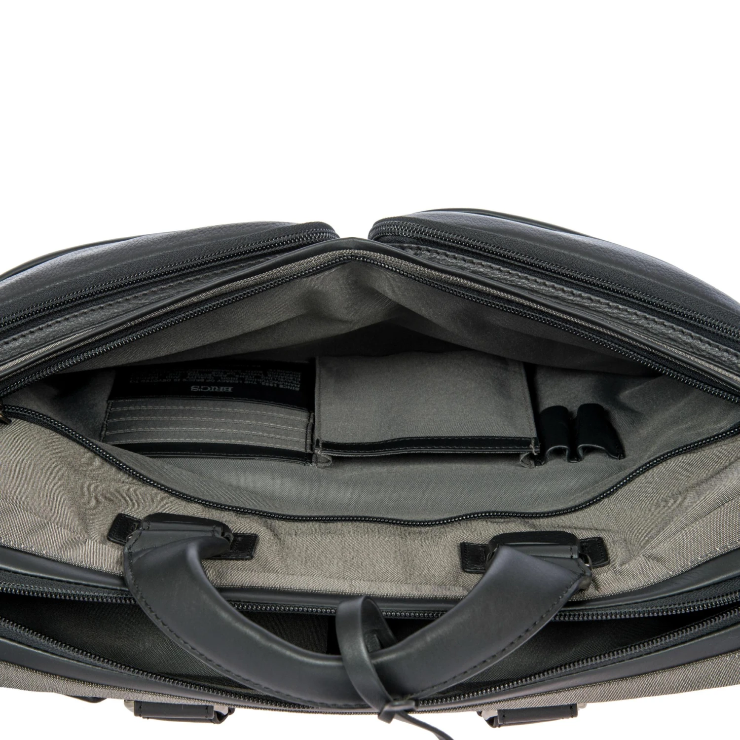 Brics Monza Technical Nylon and Leather Business Briefcase - Laptop & Tablet Laptop Bag 5 Brics Monza Technical Nylon and Leather Business Briefcase - Laptop & Tablet Laptop Bag - Image 3