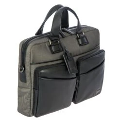 Brics Monza Technical Nylon and Leather Business Briefcase - Laptop & Tablet Laptop Bag 15 Brics Monza Technical Nylon and Leather Business Briefcase - Laptop & Tablet Laptop Bag -Luggage Pros Store brics monza briefcase 6