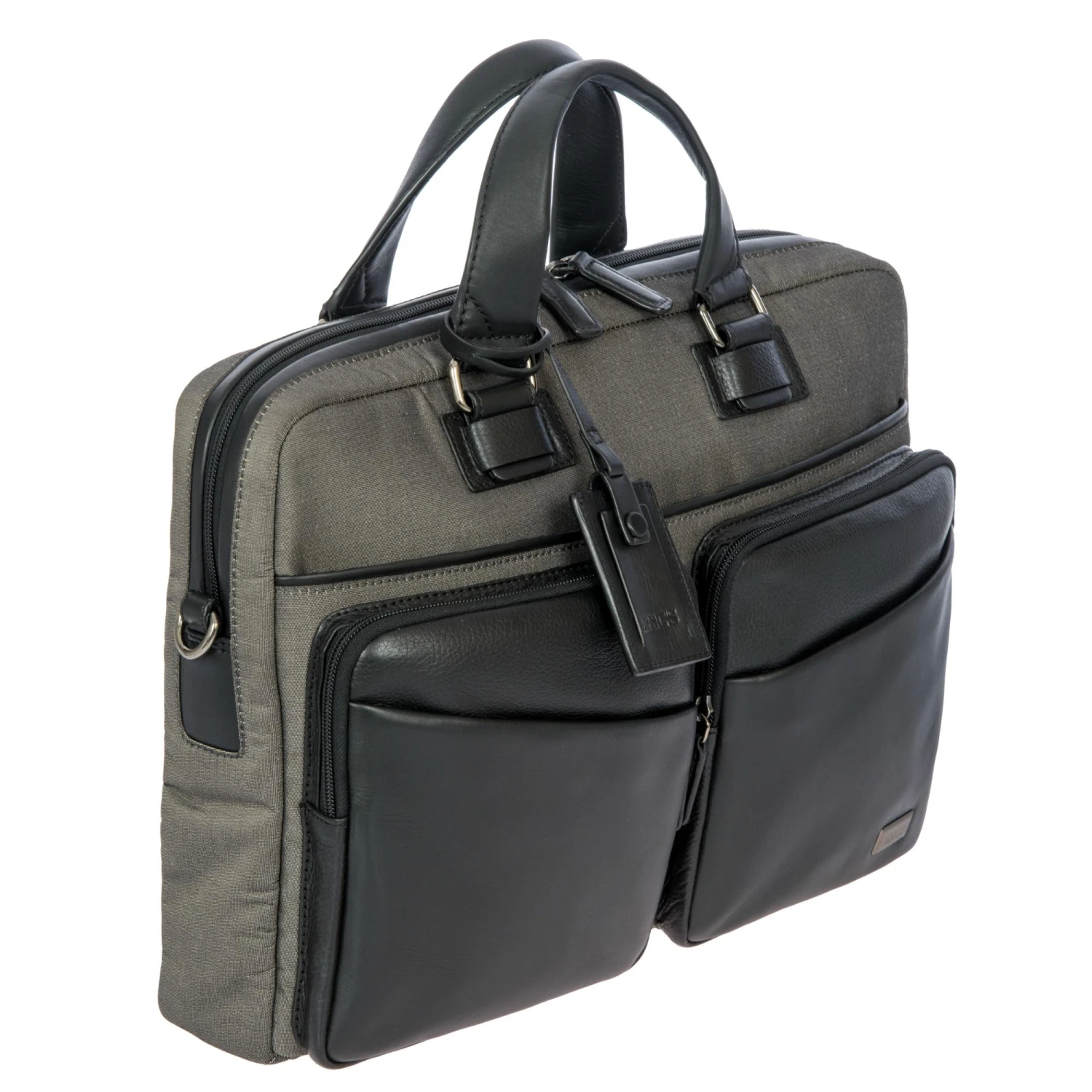 Brics Monza Technical Nylon and Leather Business Briefcase - Laptop & Tablet Laptop Bag 8 Brics Monza Technical Nylon and Leather Business Briefcase - Laptop & Tablet Laptop Bag - Image 6