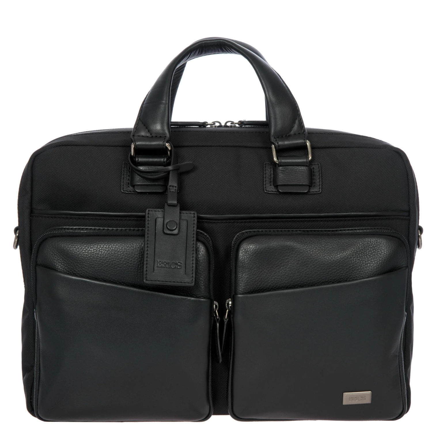 Brics Monza Technical Nylon and Leather Business Briefcase - Laptop & Tablet Laptop Bag 3 Brics Monza Technical Nylon and Leather Business Briefcase - Laptop & Tablet Laptop Bag