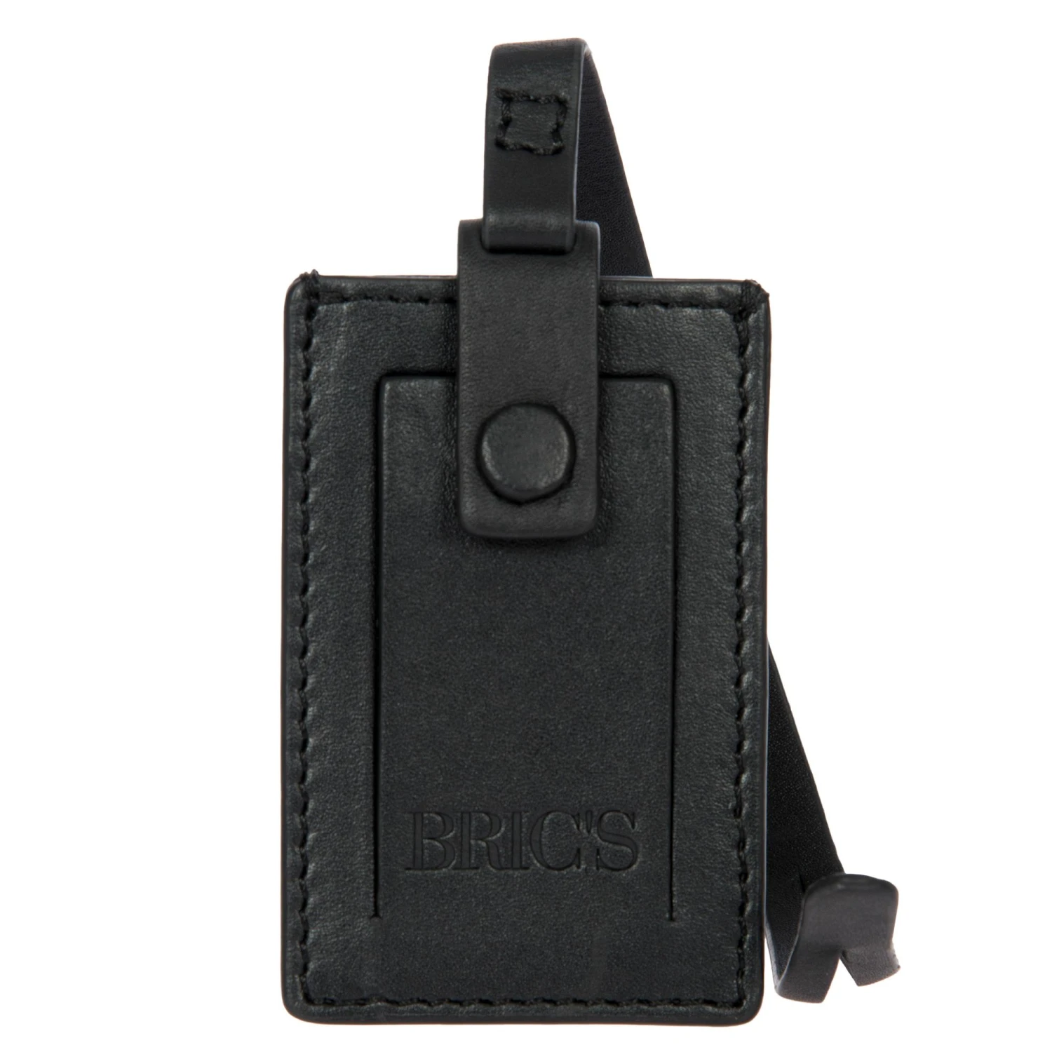 Brics Monza Large Business Backpack - Black Technical Nylon & Leather with USB Port 8 Brics Monza Large Business Backpack - Black Technical Nylon & Leather with USB Port - Image 6