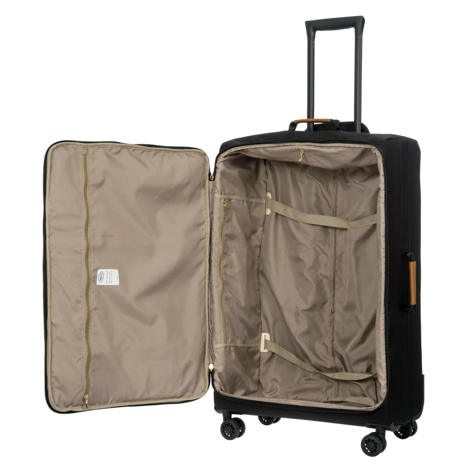 Bric's X-Travel 30" Large Spinner - Lightweight Polyamide Checked Luggage with Leather Trim 4 Bric's X-Travel 30" Large Spinner - Lightweight Polyamide Checked Luggage with Leather Trim - Image 2
