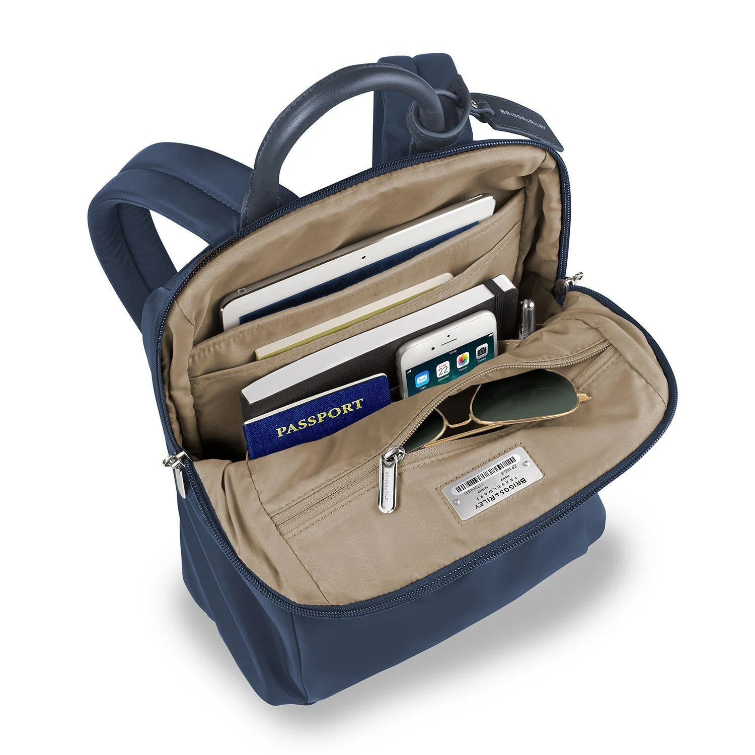 Briggs & Riley Rhapsody Slim Backpack – Lightweight Nylon 13" Laptop Professional Bag 4 Briggs & Riley Rhapsody Slim Backpack – Lightweight Nylon 13" Laptop Professional Bag - Image 2