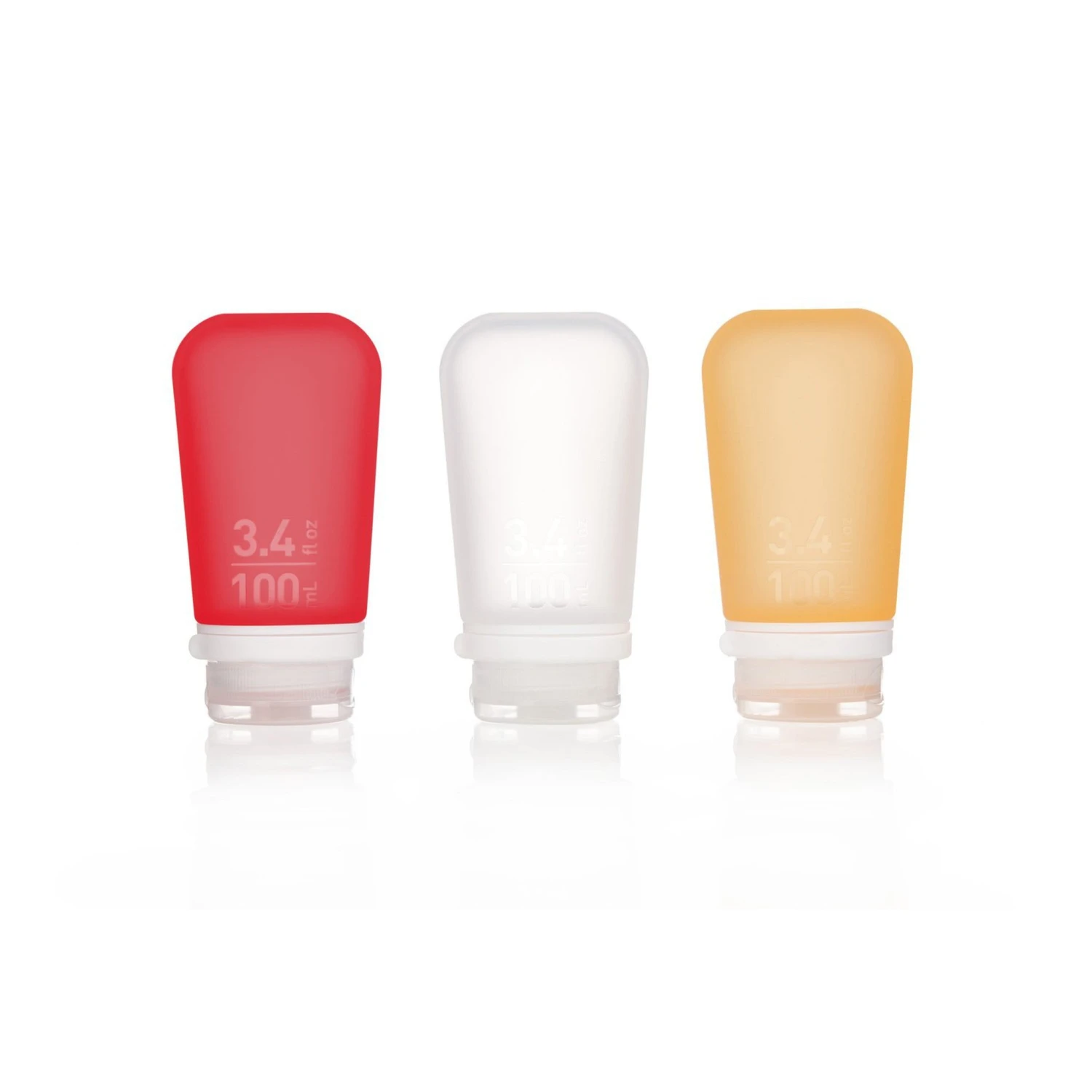 Humangear GoToob+ 3-Pack Large (3.4oz) – Leak-Proof TSA-Approved Silicone Travel Bottles 4 Humangear GoToob+ 3-Pack Large (3.4oz) – Leak-Proof TSA-Approved Silicone Travel Bottles - Image 2