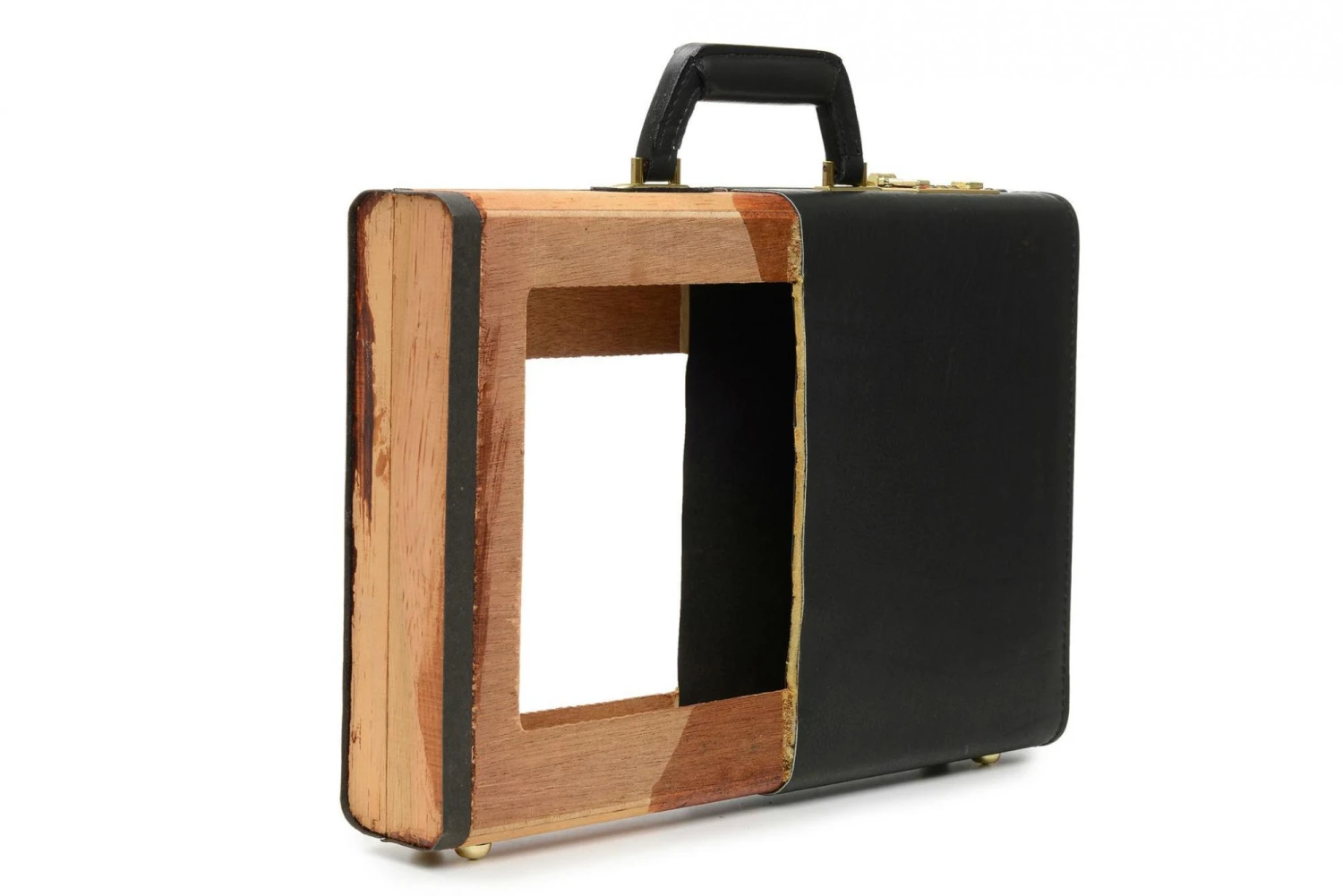 Korchmar Monroe 4" American Belting Leather Attache – Classic Piano Hinge 17" Laptop Briefcase 14 Korchmar Monroe 4" American Belting Leather Attache – Classic Piano Hinge 17" Laptop Briefcase - Image 12