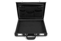 Korchmar Classics Monroe 5" Full Grain Leather Attache Case – Fits 17" Laptop -Luggage Pros Store korchmar classics 5 monroe attache 4