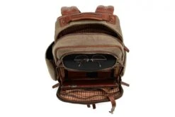 Korchmar Lux Mason Waxed Canvas & Leather 15" Laptop Backpack - Made in USA -Luggage Pros Store korchmar lux mason waxed canvas and leather laptop backpack 4