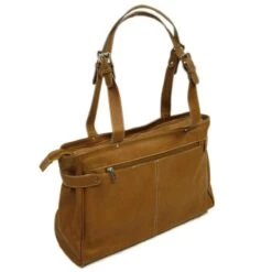 Piel Leather Belted Computer Tote – Full Grain Vaquetta Leather Executive Laptop Bag -Luggage Pros Store piel leather belted computer tote 5