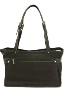 Piel Leather Belted Computer Tote – Full Grain Vaquetta Leather Executive Laptop Bag -Luggage Pros Store piel leather belted computer tote 6