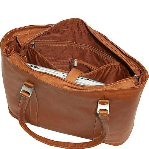 Piel Leather Executive Business Computer Tote - Full-Grain Cowhide 15-Inch Laptop Bag 4 Piel Leather Executive Business Computer Tote - Full-Grain Cowhide 15-Inch Laptop Bag - Image 2