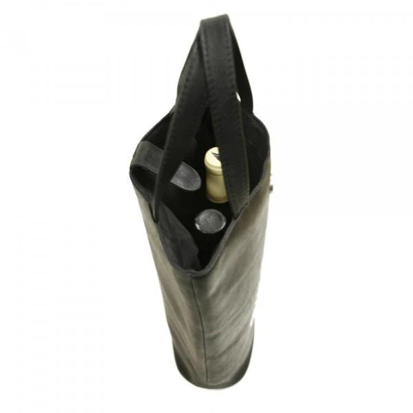 Piel Leather Double Wine Tote 6 Piel Leather Double Wine Tote - Image 4