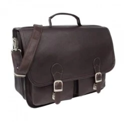 Piel Leather Black Full Grain Vaquetta Executive Two Pocket Portfolio Briefcase 13 Piel Leather Black Full Grain Vaquetta Executive Two Pocket Portfolio Briefcase -Luggage Pros Store piel leather executive two pocket portfolio 4