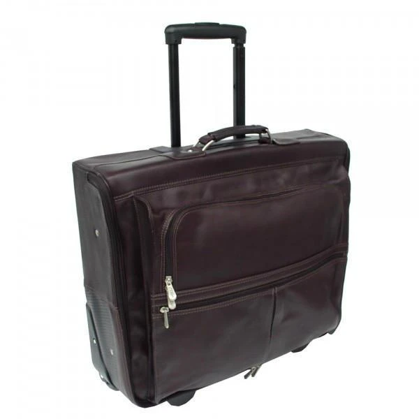 Piel Leather Garment Bag On Wheels 4 Piel Leather Garment Bag On Wheels - Image 2