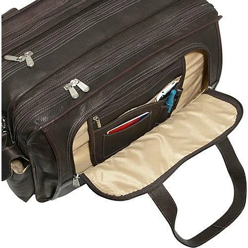 Piel Leather Half-Moon Computer Portfolio – Full Grain Vaquetta Leather 17 Inch Laptop Briefcase 5 Piel Leather Half-Moon Computer Portfolio – Full Grain Vaquetta Leather 17 Inch Laptop Briefcase - Image 3