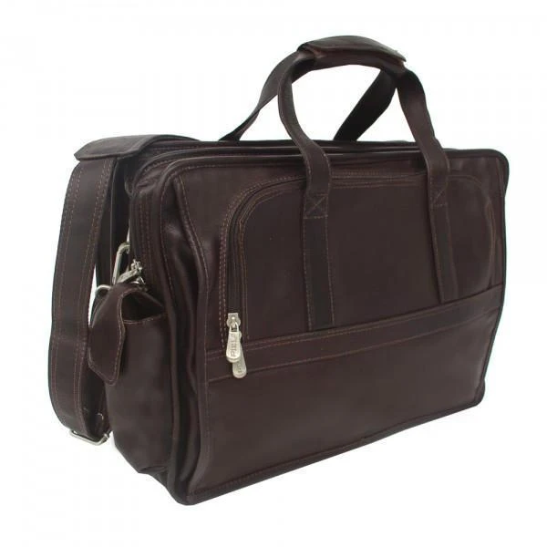 Piel Leather Half-Moon Computer Portfolio – Full Grain Vaquetta Leather 17 Inch Laptop Briefcase 7 Piel Leather Half-Moon Computer Portfolio – Full Grain Vaquetta Leather 17 Inch Laptop Briefcase - Image 5
