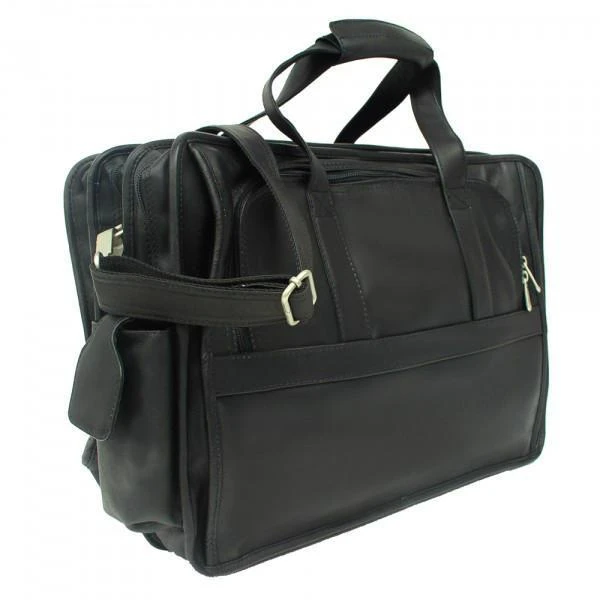 Piel Leather Half-Moon Computer Portfolio – Full Grain Vaquetta Leather 17 Inch Laptop Briefcase 9 Piel Leather Half-Moon Computer Portfolio – Full Grain Vaquetta Leather 17 Inch Laptop Briefcase - Image 7