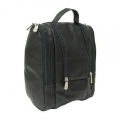 Piel Leather Hanging Travel Toiletry Kit - Premium Full Grain Vaquetta Leather Organizer -Luggage Pros Store piel leather hanging travel toiletry kit 8