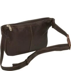 Piel Leather Large Classic Waist Bag -Luggage Pros Store piel leather large classic waist bag 3