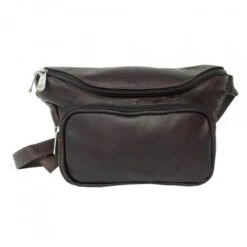 Piel Leather Large Classic Waist Bag -Luggage Pros Store piel leather large classic waist bag 5