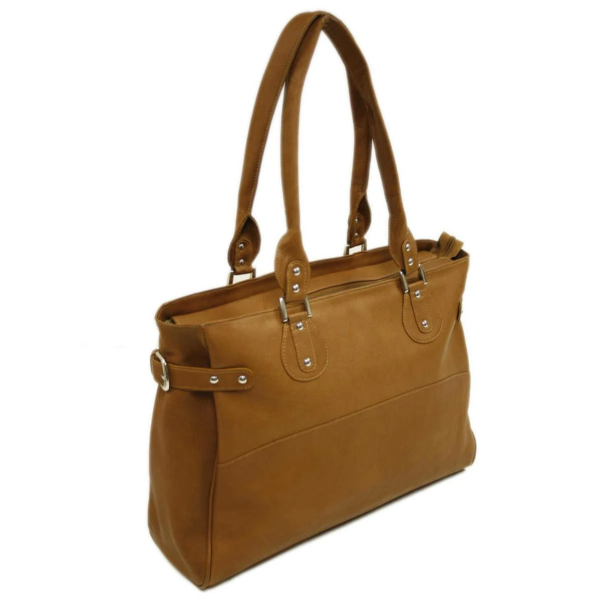 Piel Leather Large Ladies Side Strap Tote 8 Piel Leather Large Ladies Side Strap Tote - Image 6