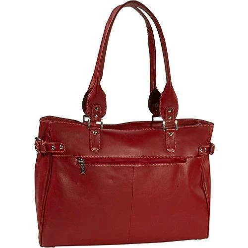 Piel Leather Large Ladies Side Strap Tote 9 Piel Leather Large Ladies Side Strap Tote - Image 7