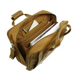 Piel Leather Executive Business Large Ultra-Compact Laptop Briefcase - Vaquetta Leather Checkpoint Friendly Computer Bag -Luggage Pros Store piel leather largeultra compact computer bag 4