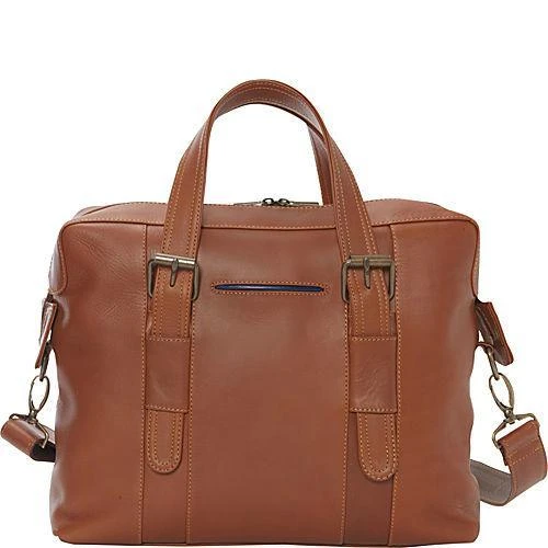 Piel Leather Mayan Small Carry-On Brief - Full Grain Cowhide Leather Hybrid Laptop Bag 5 Piel Leather Mayan Small Carry-On Brief - Full Grain Cowhide Leather Hybrid Laptop Bag - Image 3