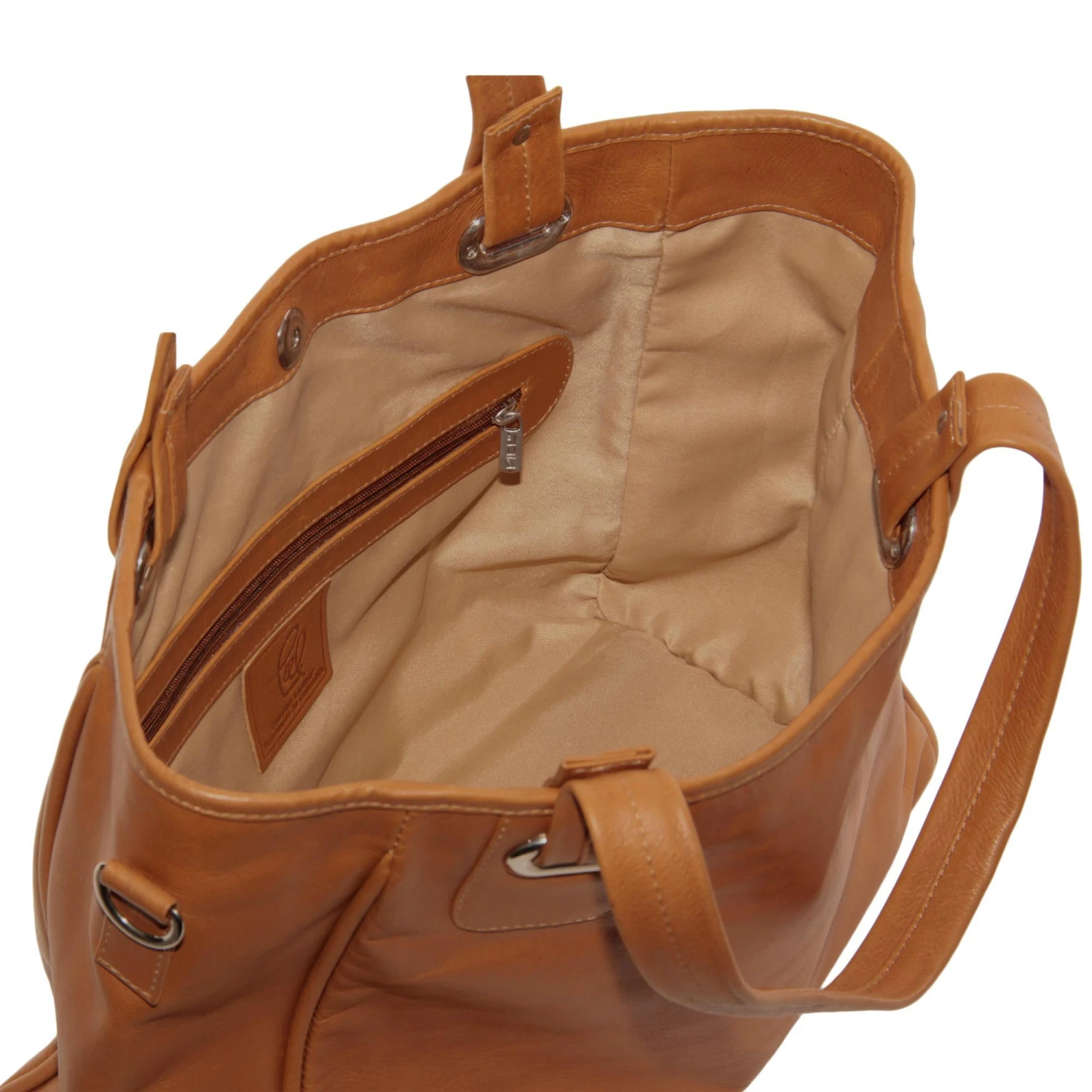 Piel Leather Full-Grain Cowhide Open Tote Bag – Versatile Crossbody Day & Travel Bag 4 Piel Leather Full-Grain Cowhide Open Tote Bag – Versatile Crossbody Day & Travel Bag - Image 2