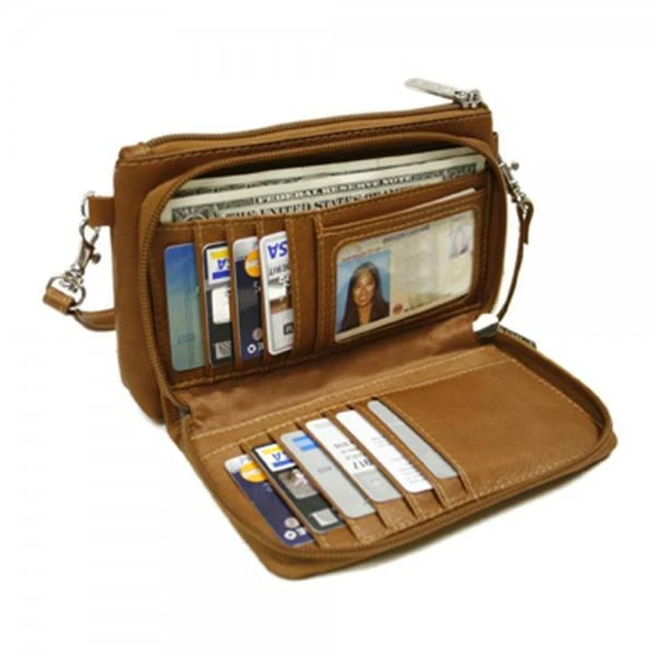 Piel Leather Shoulder Bag/Wristlet 4 Piel Leather Shoulder Bag/Wristlet - Image 2