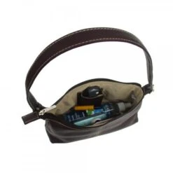 Piel Leather Shoulder Mini - Full-Grain Cowhide Top-Zip Leather Handbag -Luggage Pros Store piel leather shoulder mini 4