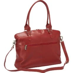 Piel Leather Slim Executive Computer Case – Full-Grain Cowhide 13" Laptop Tote Bag -Luggage Pros Store piel leather slim executive computer case 5