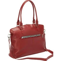 Piel Leather Slim Executive Computer Case – Full-Grain Cowhide 13" Laptop Tote Bag -Luggage Pros Store piel leather slim executive computer case 6