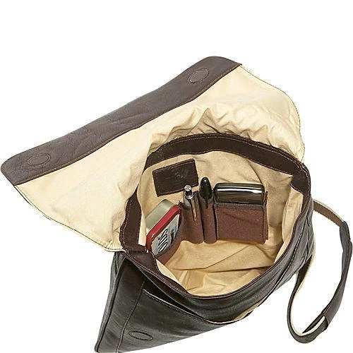 Piel Leather Small Vertical Messenger 4 Piel Leather Small Vertical Messenger - Image 2