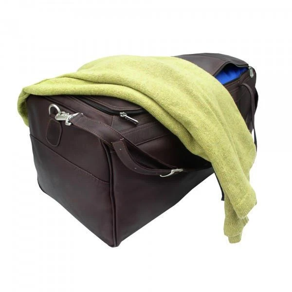 Piel Leather Traveler's Select Large Duffel Bag 6 Piel Leather Traveler's Select Large Duffel Bag - Image 4