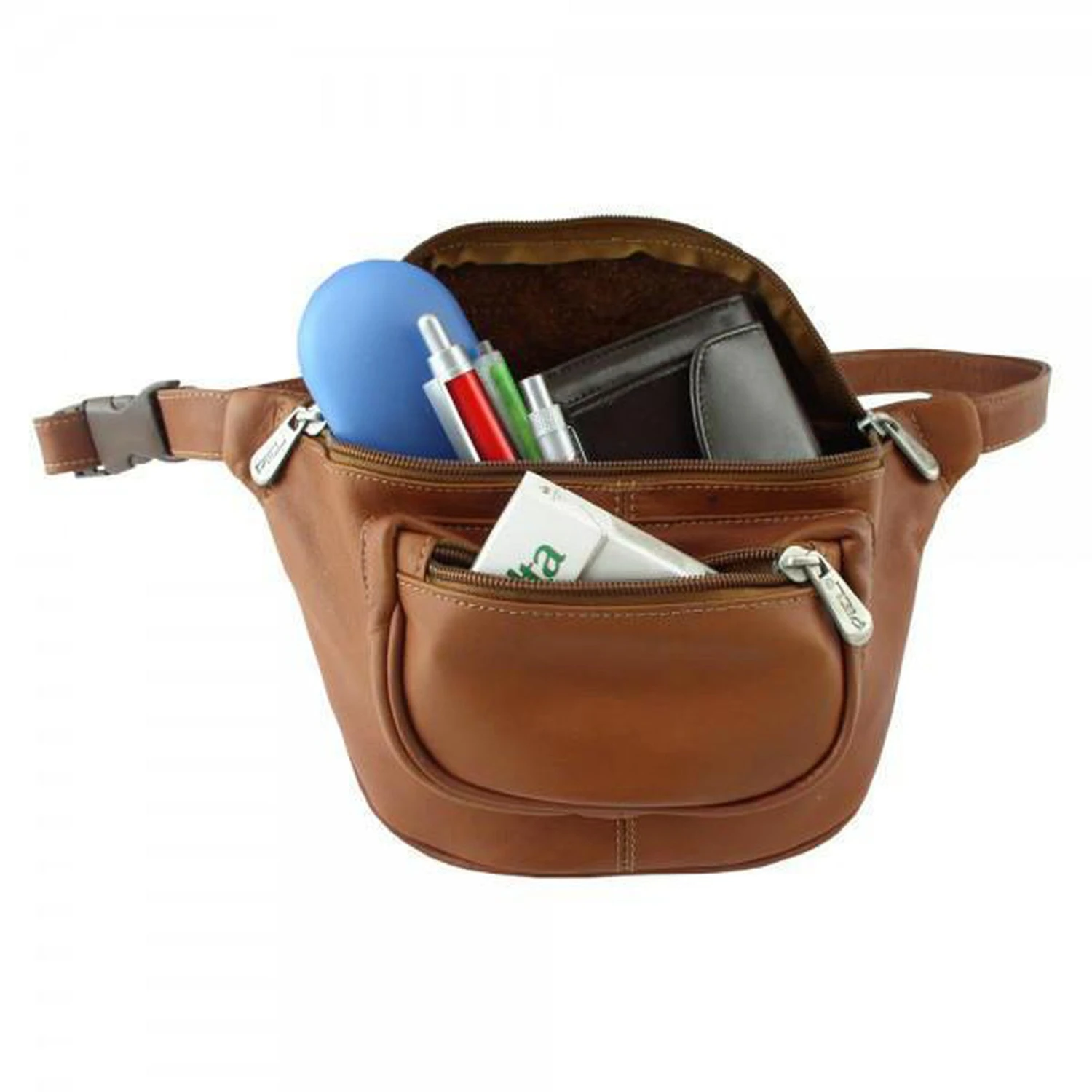 Piel Leather Travelers Waist Bag 4 Piel Leather Travelers Waist Bag - Image 2