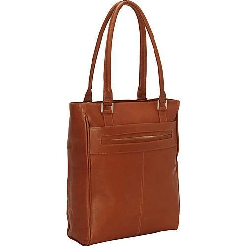Piel Leather Vertical Laptop Tote 7 Piel Leather Vertical Laptop Tote - Image 5