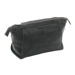 Piel Leather Zippered Travel Kit – Premium Full-Grain Cowhide Toiletry Bag -Luggage Pros Store piel leather zippered travel kit 5
