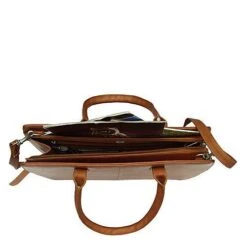 Piel Leather Women's Portfolio – Full-Grain Leather Top-Zip Slim Briefcase 11 Piel Leather Women's Portfolio – Full-Grain Leather Top-Zip Slim Briefcase -Luggage Pros Store piel womens portfolio 3